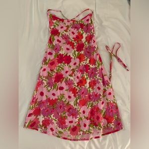 Floral spaghetti strap dress
